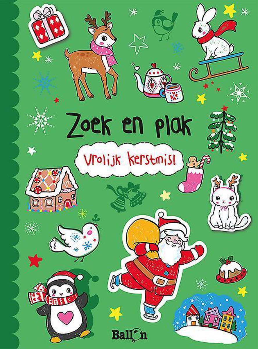 Zoek en plak Vrolijk Kerstmis!